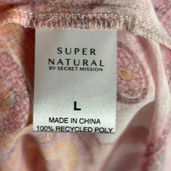 Super Natural By Secret Mission Womens Aviana Floral Maxi Dress Multicolor Sz L - Picture 7 of 10